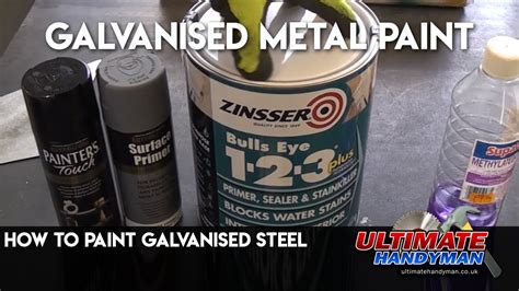 how to paint galvanised steel